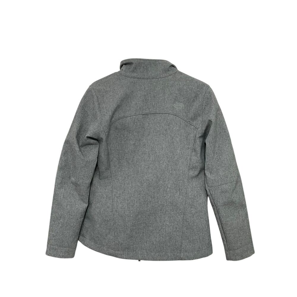 The North Face Women's Apex Bionic Jacket Windwall Size Medium Gray Fleece Lined - Picture 2 of 7
